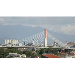 Konstruksi Jembatan Layang di Medan